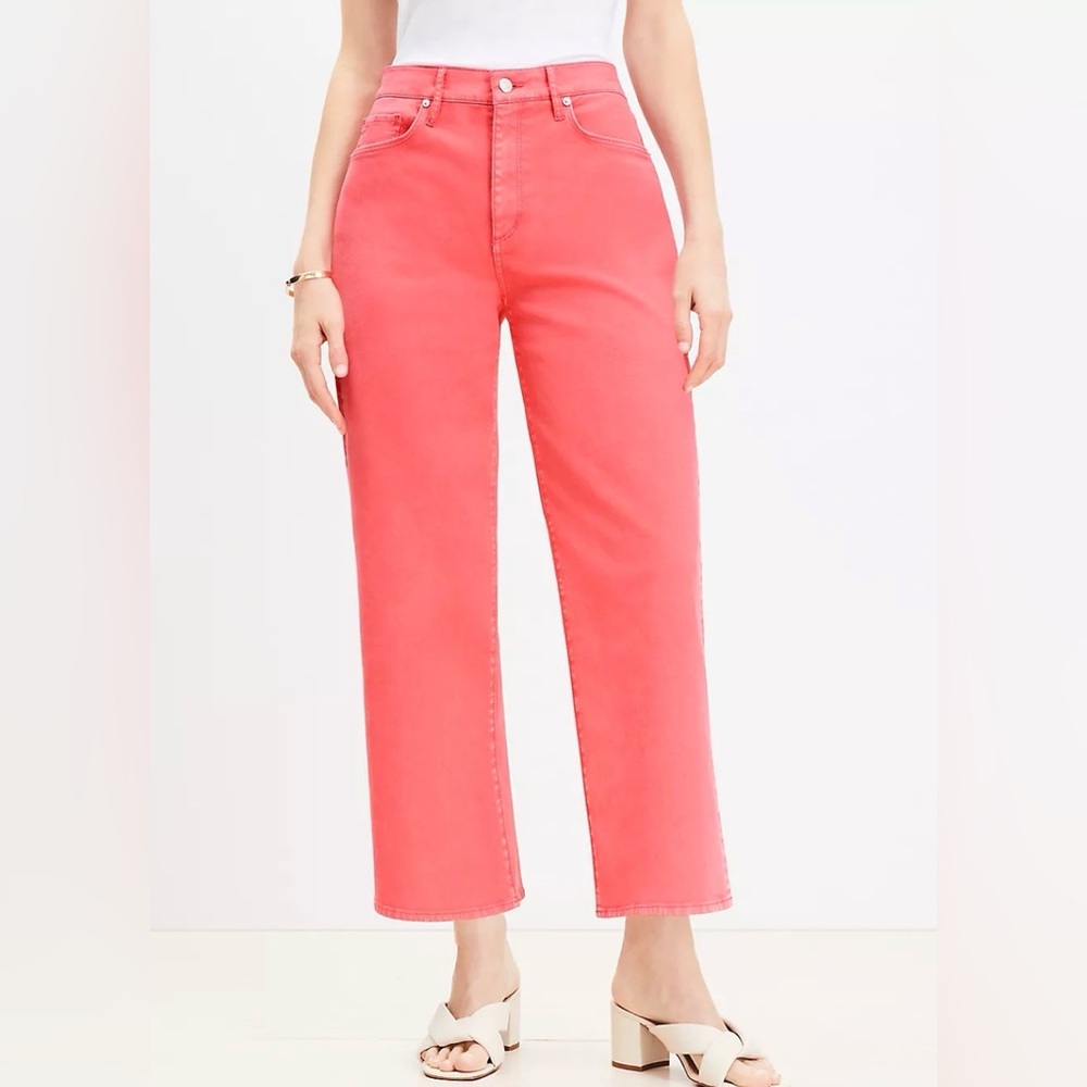 LOFT Women's Wide Leg Jeans Size 8